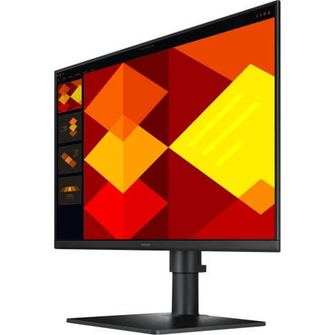 ЖК монитор/ Монитор Samsung S24D400GAI 24'', 1920x1080, IPS, 16:9, 178x178, 250nit, 100Hz, 5ms, 2HDMI/DP, 2USB-A, Audio out, HAS, H.Adj. 150, Tilt, Pivot, Swivel, IntPWR, 100X100VESA, Black, 3y фото 4