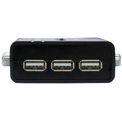 Коммутатор/ 4-портовый KVM-переключатель с портами VGA и USB фото 3