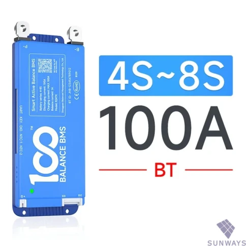 Daly BMS BT, 100A 4-8S, LiFepo4, LTO, NMC фото 1