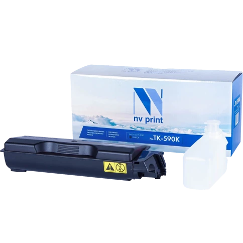 -/ Тонер-картридж NVP NV-TK-590 Black для Kyocera FS-C5250DN/ C2026MFP/ C2026MFP+/ C2126MFP/ C2126MFP+/ C2526MFP/ C2626MFP/ Ecosys P6026cdn (7000k) фото 1