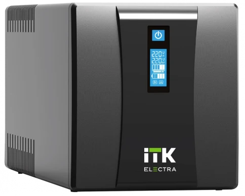 ITK ELECTRA ET ИБП 3кВА/1,8кВт с АКБ 4х9AH USB Schuko фото 1