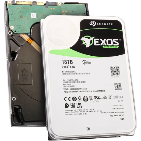 Жесткий диск/ HDD Seagate SAS 18Tb Exos X18 12Gb/s 7200 256Mb LOGO LENOVO (clean pulled) 1 year warranty (replacement MG09SCA18TE, WUH721818AL5204) фото 7