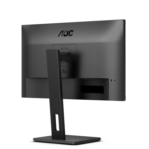 AOC 24E3QAF 23.8'', 1920x1080, IPS, 75hz, 20M:1, 300cd, 4ms, VGA, HDMI 1.4, DP 1.2, Speakers, H. adj 150mm, pivot, VESA, 3Y, Black фото 9