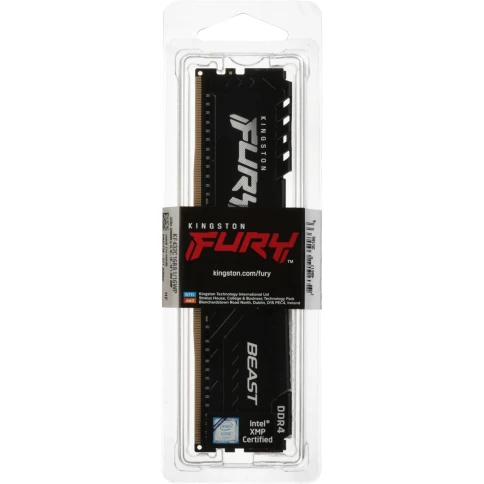 Память оперативная/ Kingston 16GB 3200MT/s DDR4 CL16 DIMM 1Gx8 FURY Beast Black (Select Regions ONLY) фото 5
