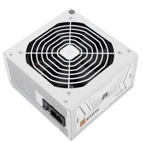 Блок питания 850W/ Power Supply Thermalright, 850W 80+ Gold (ATX, 3.1, PCIe 5.1, Non-modular, 1x24(20+4)pin, 1xCPU 8(4+4)pin, 2xPCIe*2 8(6+2)pin, 5xSATA3, 1x12+4pin (12VHPWR PCIe 5.1 12+4pin 600mm), 3xMOLEX4pin, Active, 120x120mm, 150x140x86mm, APFC, whit фото 1