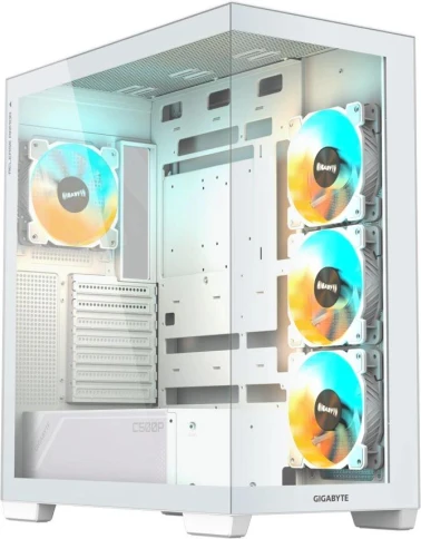 Корпус Gigabyte GB-C500PI ST белый ATX 6x120mm 3x140mm 2xUSB3.0 audio bott PSU [28300-C500W-1CKR] фото 2