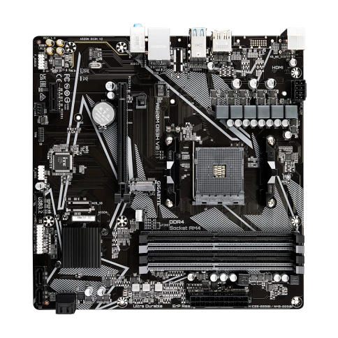 Материнская плата/ MB GIGABYTE AMD A520 sAM4, 4xDDR4(128GB), HDMI 2.1/DP, 1xPCIe 3.0x16, 1xPCIe 3.0, 1xLAN, 4xSATA 6Gb/s, 1xM.2, 4xUSB 3.2, 4xUSB 2.0, 1xPS/2, mATX фото 2