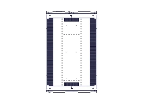 Systeme Electric mounting cabinet, Uniprom series, 42U-750/1200, 4pcs side panels, black фото 5
