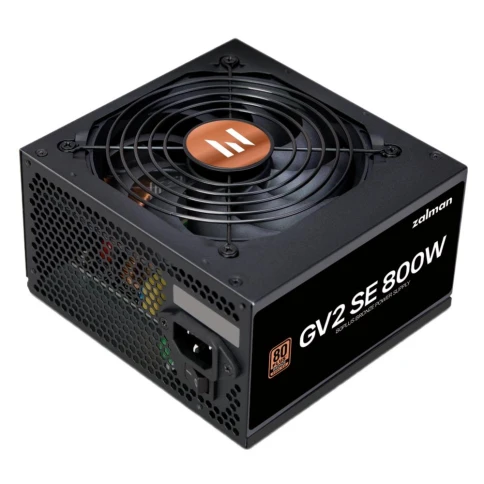 Блок питания ZALMAN ATX 800W 80+Bronze APFC 12cm fan GV2 SE 800W ZM800-GV2SE фото 5