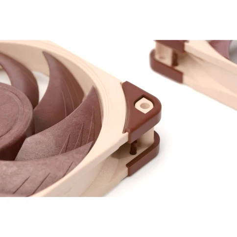 Кулер для корпуса/ Case Cooler Noctua NF-A12x25 5V PWM (120x120x25mm, 4-pin PWM, 56.65CFM, 21.4dBA, 1900RPM, Beige/Brown) фото 5