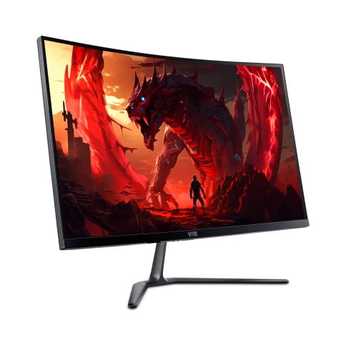 Монитор/ ACER Nitro ED270UX6bmiipx 27'', ZeroFrame, Curved 1500R, Black, 16:9, VA, 2560x1440, 1 / 0,5 (GTG, Min.)ms, 250cd, 220Hz, 2xHDMI(2.1) + 1xDP(1.4) + SPK + Audio Out, Speakers 2Wx2, sync: FreeSync Premium, hdr: HDR 10, Vesa:75x75 фото 2
