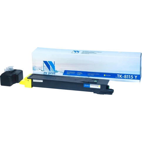 -/ Тонер-картридж NVP NV-TK-8115 Yellow для Kyocera EcoSys-M8124/EcoSys-M8130 (6000k) фото 1
