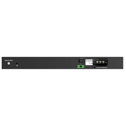 Управляемый L2 коммутатор/ Управляемый L2 коммутатор, 24x1000Base-X SFP, 4x10GBase-X SFP+, CLI, консольный порт RJ-45, RPS, поддержка Dying Gasp фото 3
