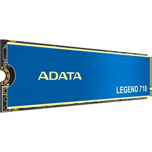 Твердотельный накопитель/ ADATA SSD LEGEND 710, 1024GB, M.2(22x80mm), NVMe 1.4, PCIe 3.0 x4, 3D NAND, R/W 2400/1800MB/s, IOPs 180 000/150 000, TBW 260, DWPD 0.23, with Heat Sink (3 года) фото 4