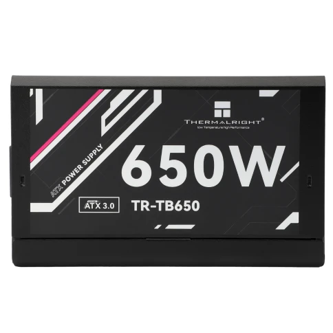 Блок питания 650W/ Power Supply Thermalright, 650W 80+ Bronze (ATX, 3.0, Full modular, 1x24(20+4)pin, 2xCPU 8(4+4)pin, 4xPCIe*2 8(6+2)pin, 3xSATA3, 3xMOLEX4pin, Active, 120x120mm, 150x140x86mm, APFC, black) фото 2