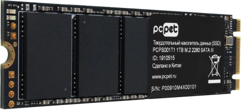 Твердотельный накопитель PC Pet SATA-III 1TB PCPS001T1 M.2 2280 OEM [PCPS001T1] фото 3