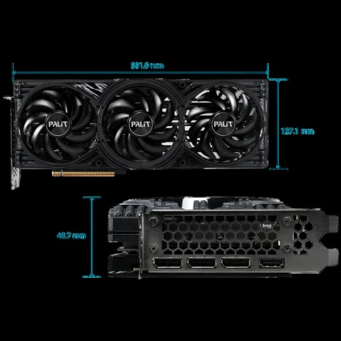 Видеокарта PCIE16 RTX5070TI 16GB PA-RTX5070Ti GAMINGPRO-S 16GB PALIT фото 13