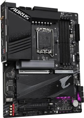Материнская плата/ MB GIGABYTE INTEL Z790 s1700, 4xDDR5(192GB), HDMI 2.0/DP, 1xPCIe 5.0x16, 1xPCIe 4.0x16, 1xPCIe 3.0x16, 1xLAN (2.5GbE), Wi-Fi, BT, 6xSATA 6Gb/s, 4xM.2, 1xUSB-C, 5xUSB 3.2, 4xUSB 2.0, ATX фото 3