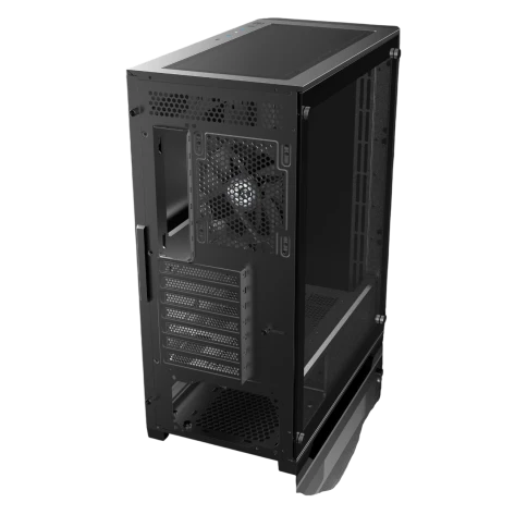 Корпус без блока питания/ Case Raijintek ARCADIA 41, Midi-Tower, TG, 1x120mm, 2xUSB-A 3.0 + 1xUSB-C, ATX, mATX, mITX Black фото 3