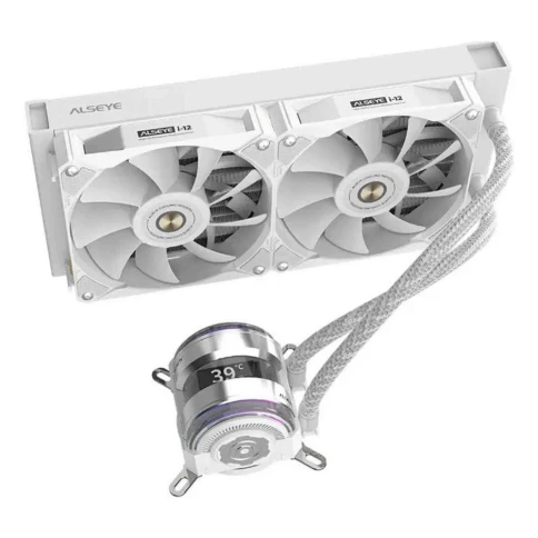Жидкостная система охлаждения ALSEYE i240-W, Pump dimensions: L70*W70*H52.4 mm Pump speed: 3200RPM±10% Pump bearing: ceramic bearing Water bloack dimensions: 275*120*27mm Interlocking fan dimensions: 120*120*25mm Voltage: DC 12V Current: 0.2A±10% Fan spee фото 3