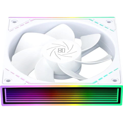 Кулер для корпуса/ Case Cooler Thermalright TL-M12RW Reverse (124x120x25mm, 4-pin PWM, ARGB, 42.6CFM, 23.2dBA, 1500RPM, White) фото 6