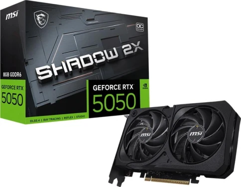 Видеокарта MSI PCI-E 5.0 RTX 5050 8G SHADOW 2X OC NVIDIA GeForce RTX 5050 8Gb 128bit GDDR6 2602/20000 HDMIx1 DPx3 HDCP Ret фото 9