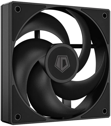 Вентилятор для корпуса ID-Cooling AS-120-K 120х120x25 черный 4-pin 30дБ Ret [AS-120-K] фото 3