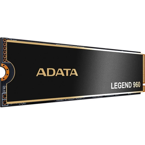 Твердотельный накопитель/ ADATA SSD LEGEND 960, 1000GB, M.2(22x80mm), NVMe 1.4, PCIe 4.0 x4, 3D NAND, R/W 7400/6000MB/s, IOPs 730 000/610 000, DRAM buffer 1000MB,  TBW 780, DWPD 0.43, with Heat Spreader (5 лет) фото 2