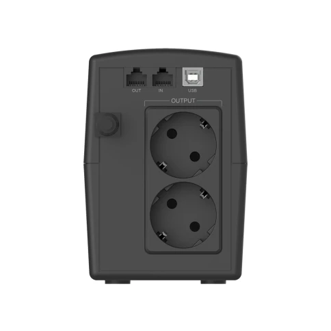 Башенный линейно-интерактивный ИБП/ ИБП CBR [QTM-650T-2F-LCUC] Line Interactive  650VA/360W 7Ah12V 2 x Shuko, HID-USB, RJ45/11 фото 3