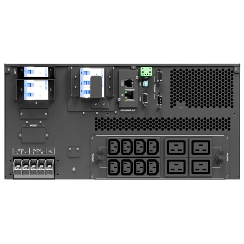 Источник бесперебойного питания/ ONTEK SM RT 10 (SB) BUL10, 10 кВА/10 кВт (PF=1) с внутренними аккумуляторными батареями 20шт/9Ач с расчетным сроком службы 10 лет, выходными клеммами и выходными розетками 8шт х С13, 4шт х С19, с выключателем сервисного ба фото 7