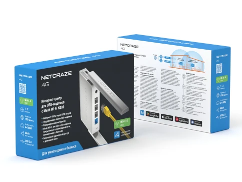 Маршрутизатор/ Интернет-центр для USB-модемов LTE/4G/3G с Mesh Wi-Fi N300 и 4-портовым Smart-коммутатором фото 6