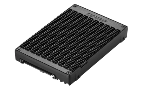 Адаптер/ QNAP QDA-UMP4 2.5" U.2 (SFF-8639) SSD adapter. 1 M.2 2280 PCIe NVMe SSD slot. PCIe Gen4 x4 interface фото 3