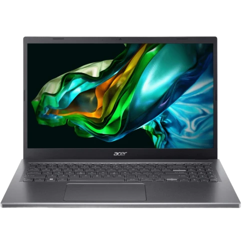 Ноутбук/ ACER Aspire A515-58P-759A 15.6"(1920x1080 (матовый))/Intel Core i7 1355U(1.7Ghz)/16384Mb/512PCISSDGb/noDVD/Int:Intel Iris Xe Graphics/Cam/BT/WiFi/50WHr/war 1y/1.8kg/Gray/NoOS фото 1