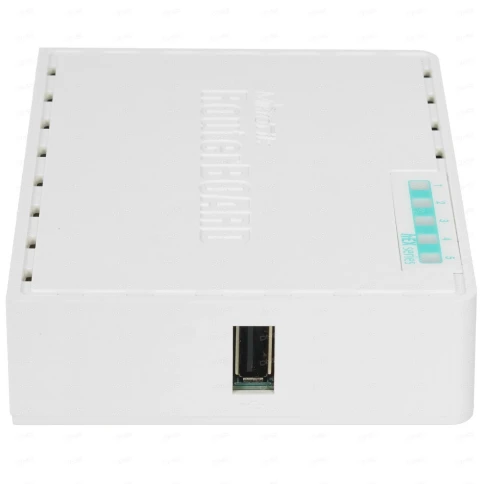 Маршрутизатор/ hEX PoE lite 5xEthernet with PoE output for four ports, USB, 650MHz CPU, 64MB RAM, RouterOS L4 фото 3