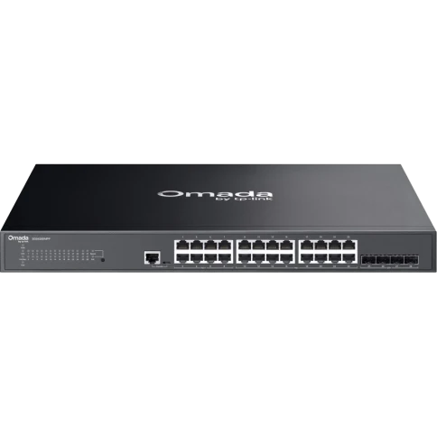 Коммутатор/ Omada 24-Port Gigabit and 4-Port 10GE SFP+ L2+ Managed Switch with 16-Port PoE+ & 8-Port PoE++ фото 1