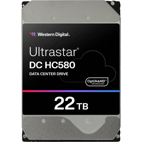 Жесткий диск/ HDD WD SATA Server 22Tb Ultrastar DC HC580 7200 6Gb/s 512MB 1 year warranty (replacement MG10AFA22TE, MG10ACA20TE, WUH722020CLE604, WUH722020BLE604, WUH722020BLE6L4) фото 1
