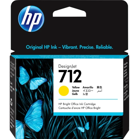 Картридж/ HP 712 29-ml Yellow DesignJet Ink Cartridge фото 1