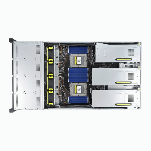 Серверная платформа/ ASUS RS720A-E12-RS12/10G/2.6kW/8NVMe/GPU фото 4