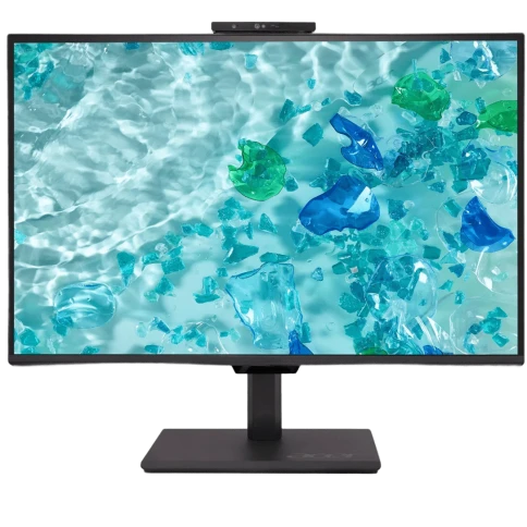 Монитор/ ACER B248YGbemiqprcuzx 23,8'', ZeroFrame, Black, PCR 85% + OBP 5%, 16:9, IPS, 1920x1080, 4ms, 300cd, 120Hz, 1xHDMI(2.0) + 1xDP(1.2) + 1xDP Out + Type-C(PD100W) + 1xDP Out + RJ45 + USB Hub(3.2) + USB-B(2up 3down) + Webcam + SPK + Audio O фото 1