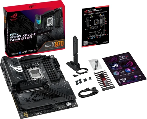 Материнская плата ASUS ROG STRIX X870-F GAMING WIFI SocketAM5 AMD X870 4xDDR5 ATX AC`97 8ch(7.1) 2.5Gg RAID+HDMI+DP [ROG STRIX X870-F GAMING WIFI] фото 5