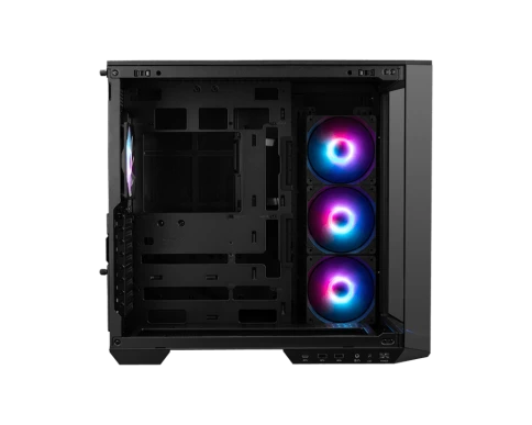 Корпус ПК без блока питания/ Case MSI MAG PANO 100R PZ, Midi-Tower, TG, 4x120mm ARGB, 2xUSB 3.2, 1xUSB 3.2 Type-C, ATX, mATX, mITX Black фото 2