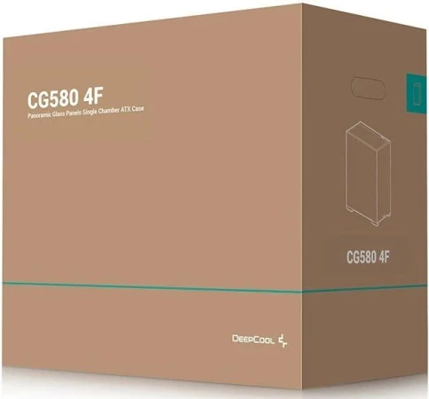 Корпус Deepcool CG580 4F черный без БП ATX 6x120mm 3x140mm 2xUSB3.0 audio bott PSU фото 5