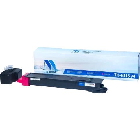 -/ Тонер-картридж NVP NV-TK-8115 Magenta для Kyocera EcoSys-M8124/EcoSys-M8130 (6000k) фото 1