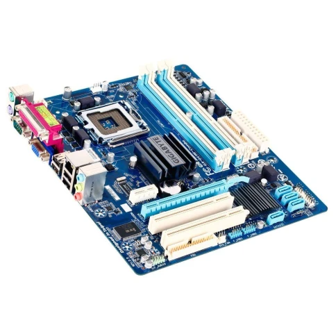 Материнская плата Gigabyte GA-G41M-COMBO-GQ, Socket 775, IntelG41+ICH7, 2xDDR3-1066+2xDDR2-1066, D-SUB, 1xPCI-Ex16, 1xPCI-Ex1, 2xPCI, 4xSATA2, 1xIDE, 6 Ch Audio, GLan, (4+4)xUSB2.0, COM, LPT, 2xPS/2, mATX, BOX {10} фото 2