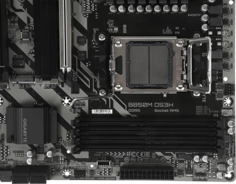 Gigabyte B850M DS3H фото 3
