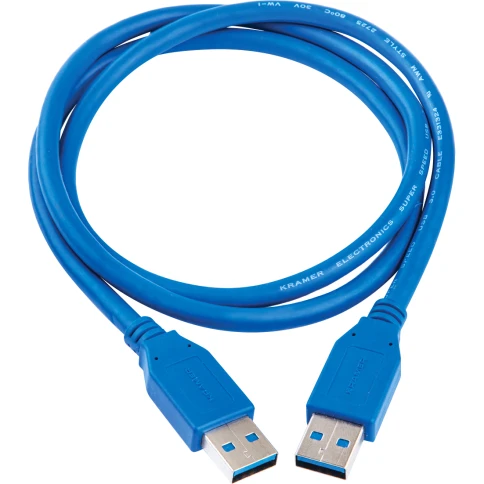 Кабель USB-A 3.0 вилка-вилка, 0,9 м фото 1
