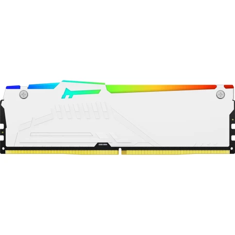 Память оперативная/ Kingston 16GB 5600MT/s DDR5 CL40 DIMM FURY Beast White RGB XMP фото 4