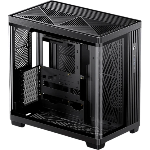 Корпус без блока питания/ Case JONSBO TK-4, Midi-Tower, TG, no fan, 2xUSB-A 3.0 + 1xUSB-C 3.2, ATX, mATX, mITX Black фото 6