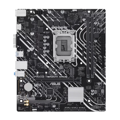 Материнская плата/ PRIME H610M-K ARGB//LGA1700 H610 U32 GEN 1 M.2 AURA MB фото 1