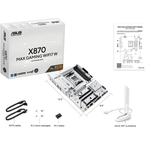 Материнская плата/ X870 MAX GAMING WIFI7 W фото 8
